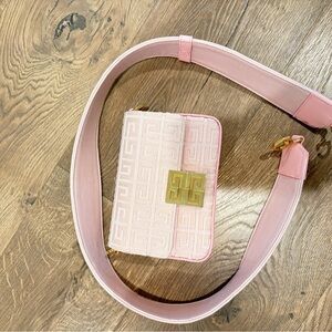 Givenchy 4G-embroidered woven cross-body bag